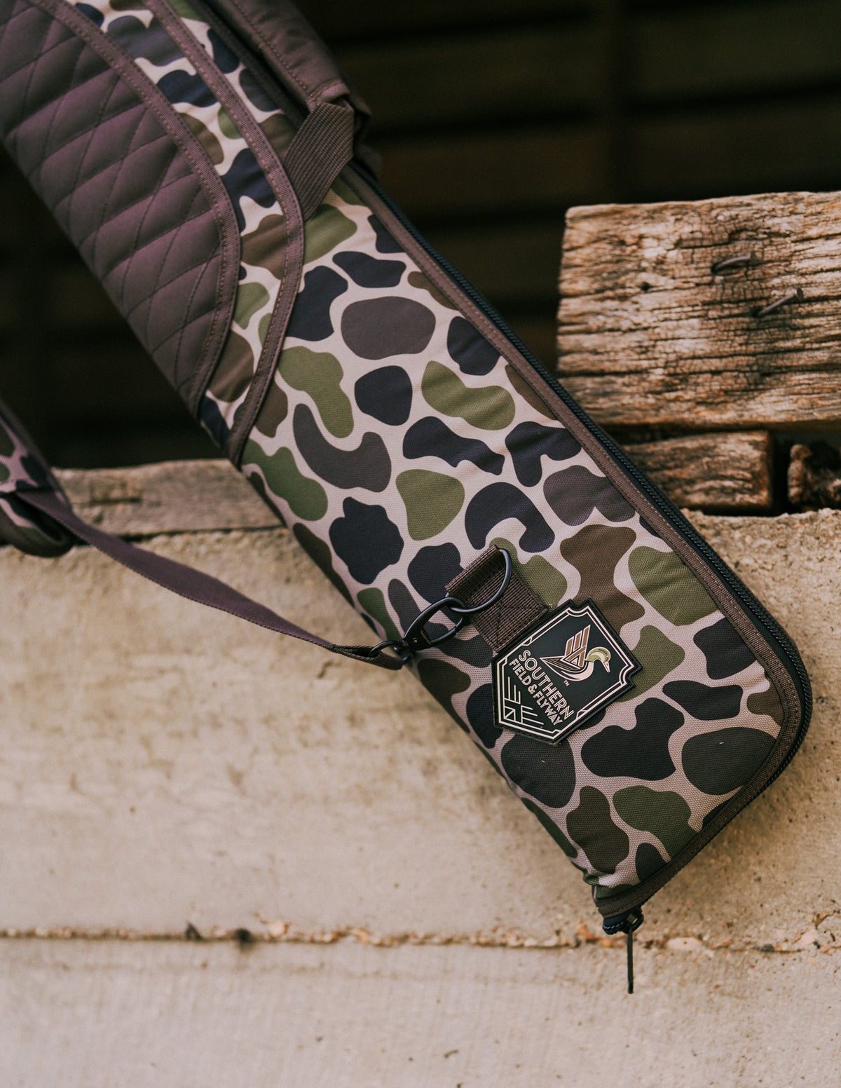 Vintage Frogskin Shotgun Bag