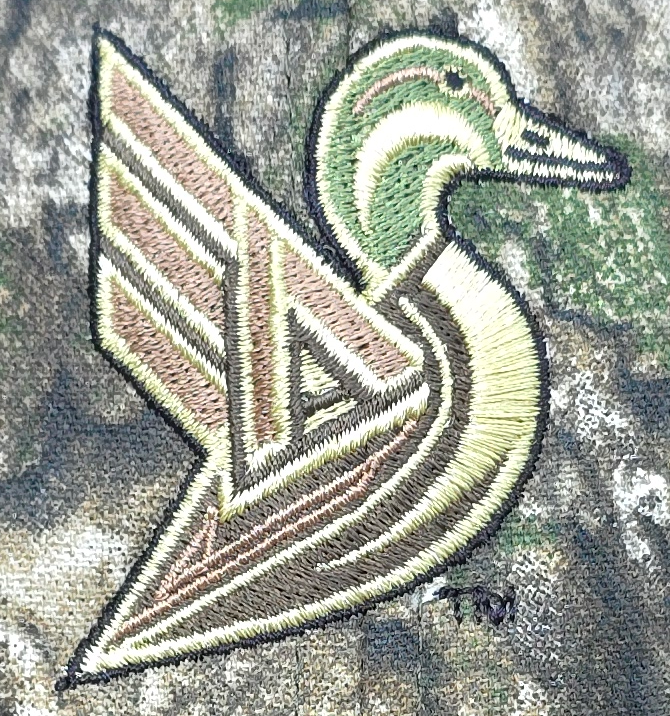 Realtree Camo hat with iconic Deco Duck logo - Regular and XL sizes