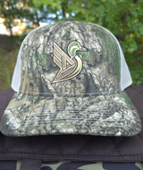 Realtree Camo hat with iconic Deco Duck logo - Regular and XL sizes