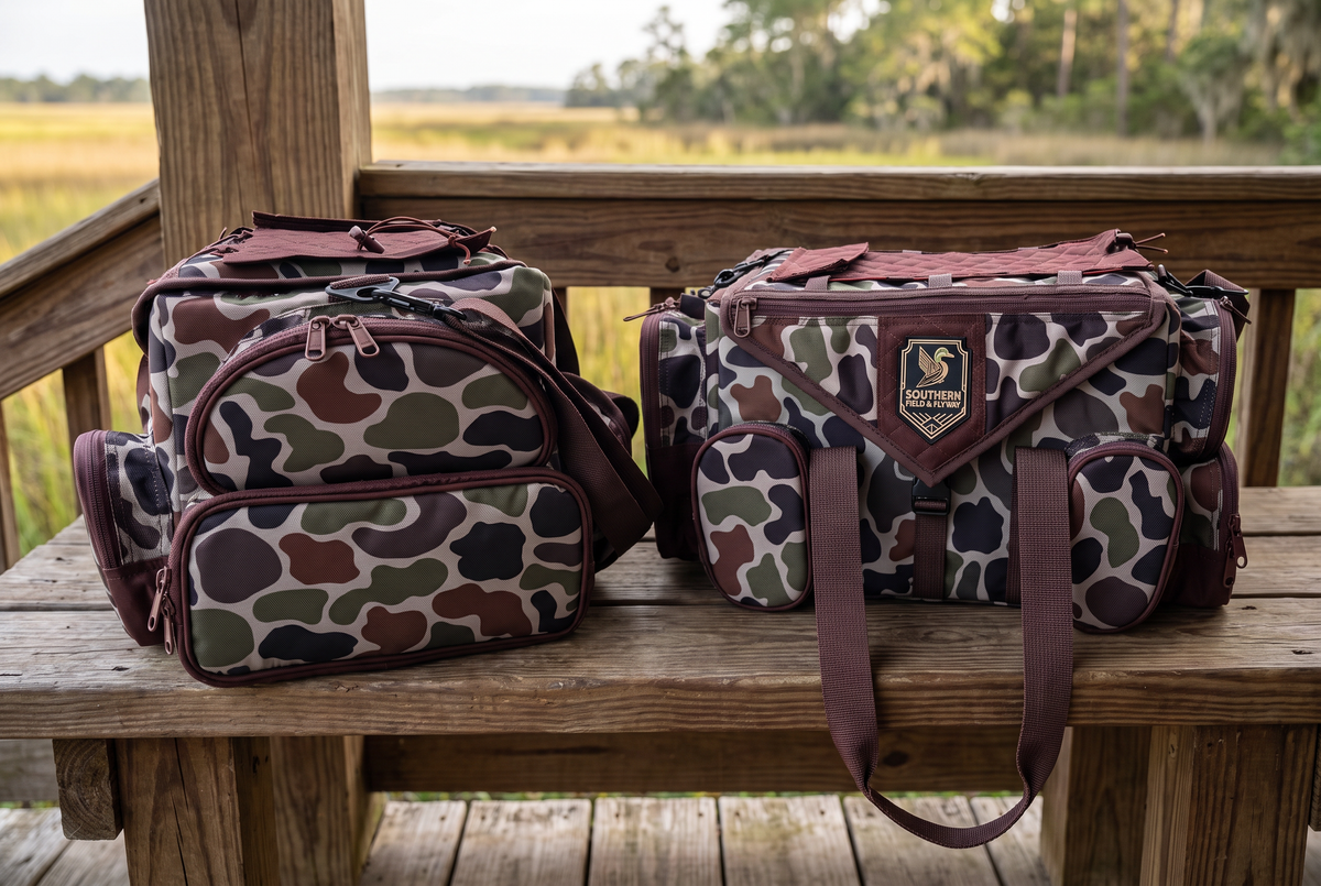 Large Duck Hunting Blind Bag, Frogskin Camo | Southern Field & Flyway